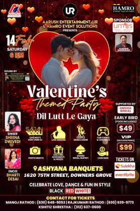 Valentine's Themed party - Dil Lutt Le Gaya